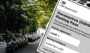 Free parking for Christies Carers